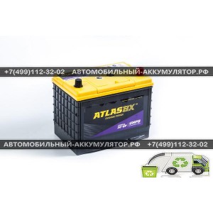 АККУМУЛЯТОР ATLAS UMF115D26L 85 Ач (A/h)  обратная полярность 