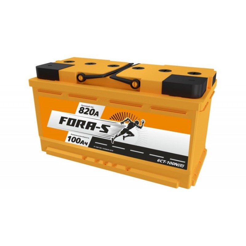 Аккумулятор FORA-S 6СТ-100N(1)  ёмкость 100 Ач пусковой ток 820А