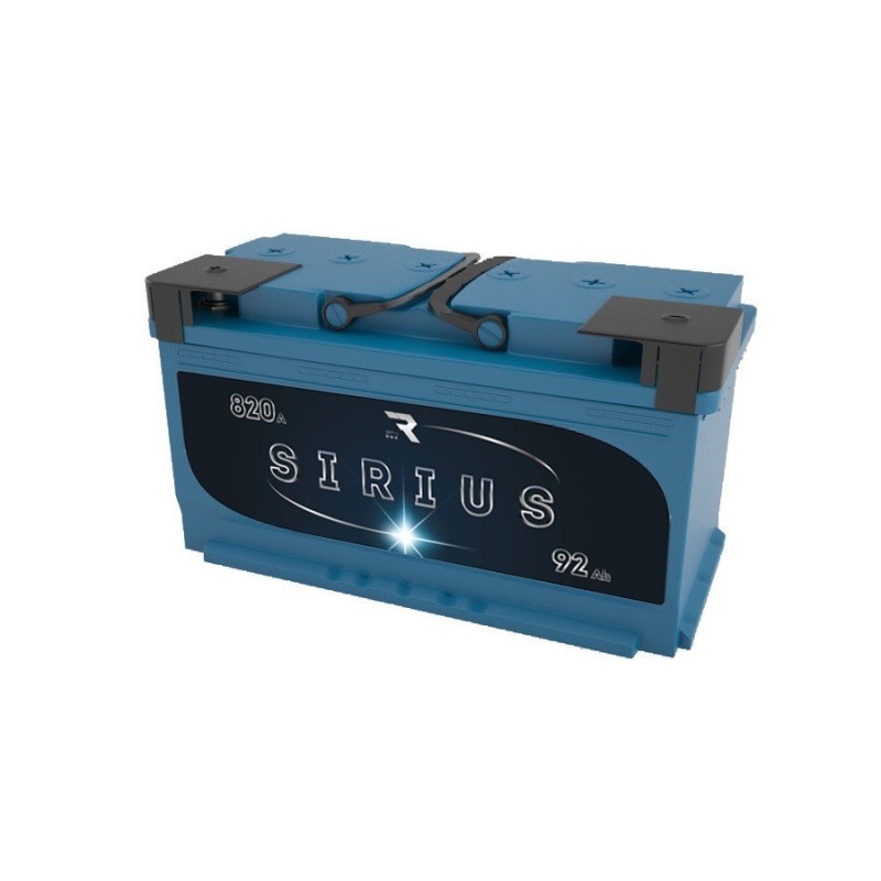 Аккумулятор SIRIUS 6CT - 92 L (1)  ёмкость 92 Ач пусковой ток 820А