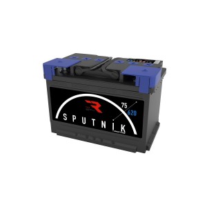 Аккумулятор Sputnik 6CT - 75 N (0)  ёмкость 75 Ач пусковой ток 640А