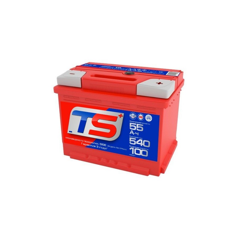 Аккумулятор TS 6CT - 55 L (0)  ёмкость 55 Ач пусковой ток 550А