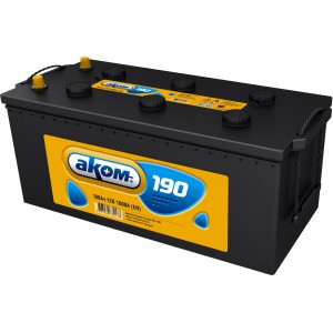 Аккумулятор АКОМ 6CT-190.4 прямая полярность