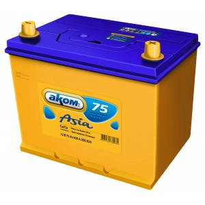 Аккумулятор АКОМ-Asia 6CT-75.0 обратная полярность-AM85D26L