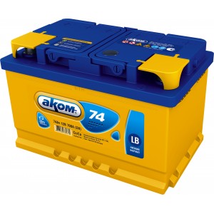 Аккумулятор АКОМ 6CT-74.0 обратная полярность AM7401 LB