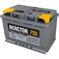 АККУМУЛЯТОР REACTOR 75Ah EN750 п.п. (275х177х190)