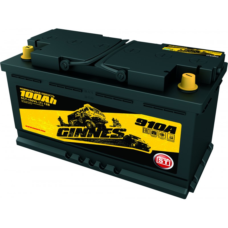 Аккумулятор GINNES ST 6CT-100.1 прямая полярность