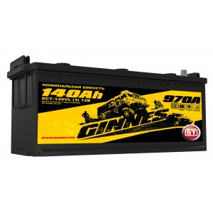 Аккумулятор GINNES YELLOW 6CT-140.3 европейская полярность
